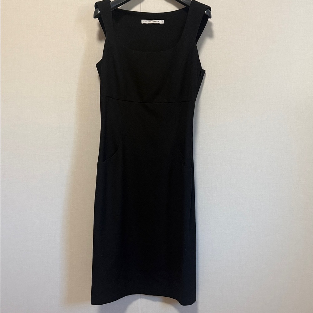 Chaikin Profile Black Midi Dress